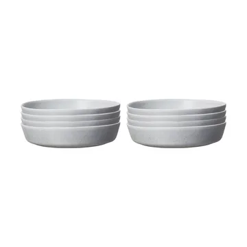 Sandsbro πιάτο για ζυμαρικά aνοιχτό γκρι, Ø23 cm, 8-τεμ - Scandi Living