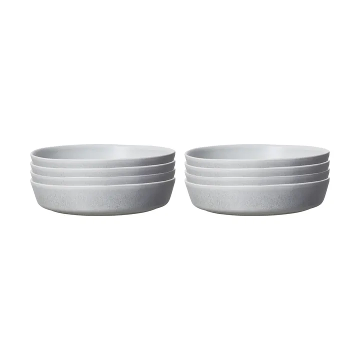 Sandsbro πιάτο για ζυμαρικά aνοιχτό γκρι, Ø23 cm, 8-τεμ - Scandi Living