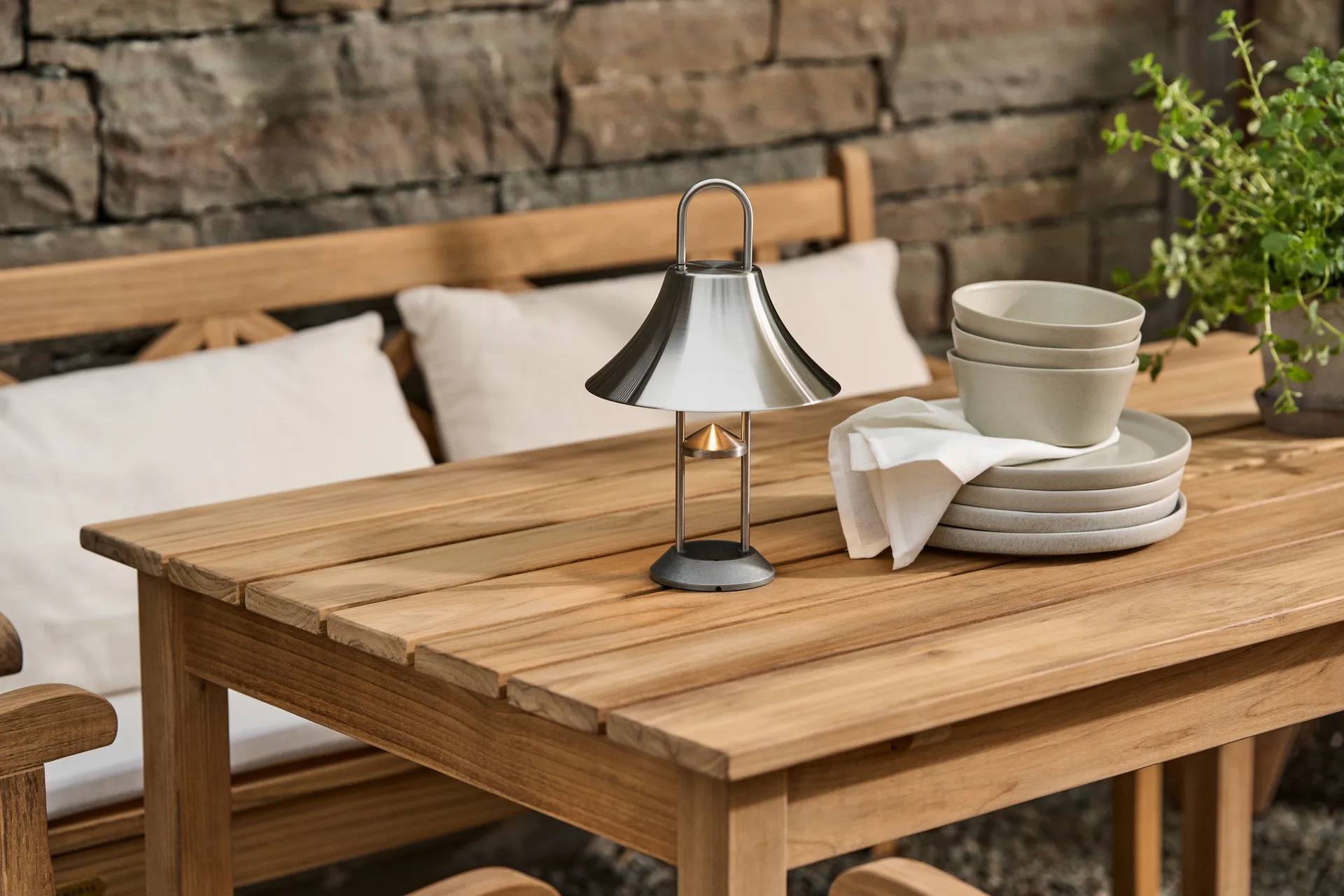 Sandsbro πιάτο aνοιχτό γκρι, Ø26 cm, 4-τεμ,  Scandi Living
