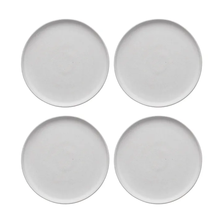 Sandsbro μιρκό πιάτο yπόλευκο, Ø20 cm, 4-τεμ - Scandi Living
