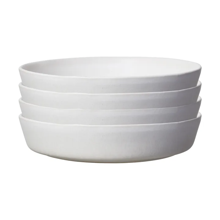 Sandsbro πιάτο για ζυμαρικά yπόλευκο, Ø23 cm, 4-τεμ - Scandi Living