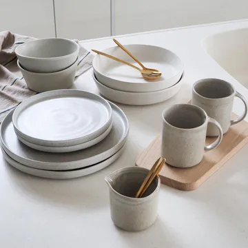 Sandsbro πιάτο για ζυμαρικά yπόλευκο, Ø23 cm, 4-τεμ - Scandi Living