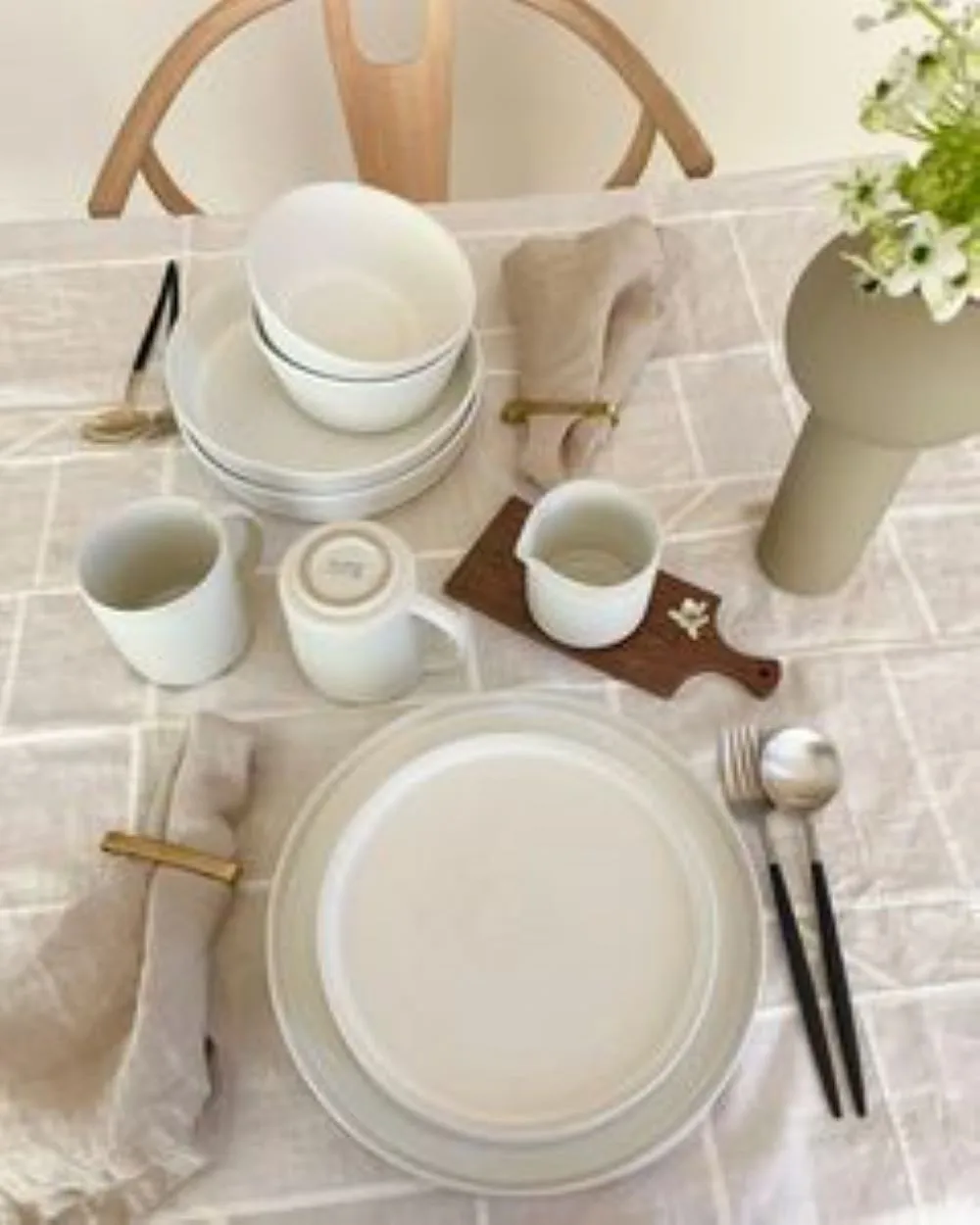 Sandsbro πιάτο yπόλευκο, Ø26 cm, 6-τεμ,  Scandi Living