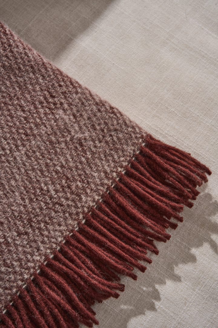 Sandstone μάλλινο ριχτάρι 130x180 cm, Burgundy Scandi Living