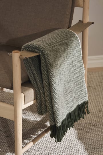 Sandstone μάλλινο ριχτάρι 130x180 cm - Khaki πράσινο - Scandi Living