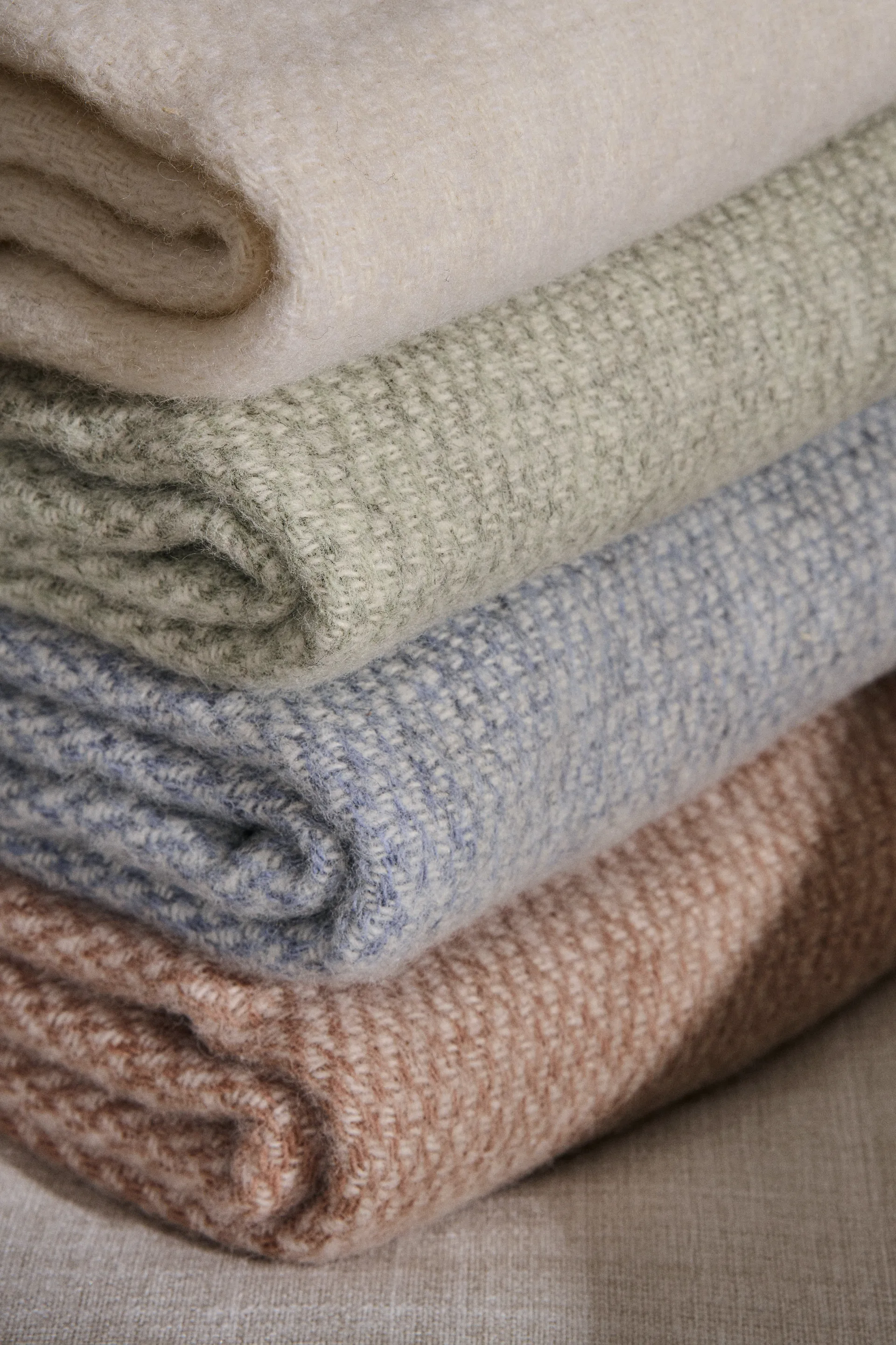 Sandstone μάλλινο ριχτάρι 130x180 cm, μπεζ Scandi Living