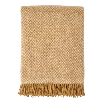 Sandstone μάλλινο ριχτάρι 130x180 cm - Μουσταρδί - Scandi Living