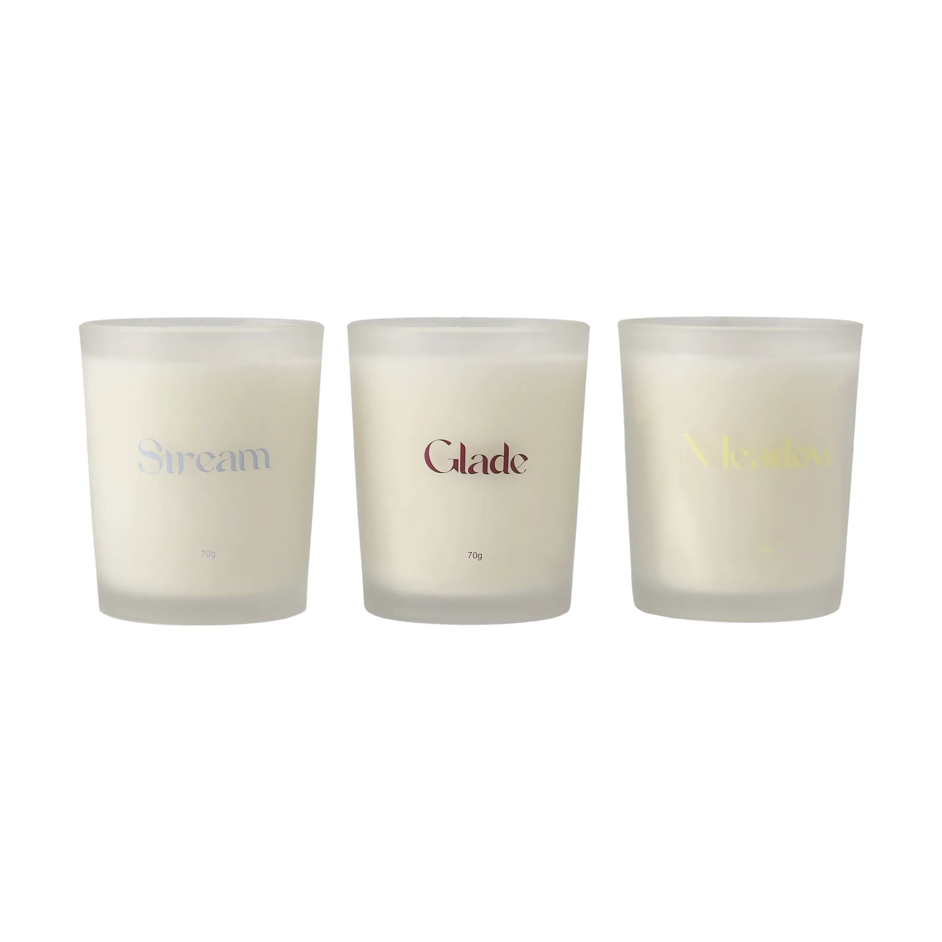 περιτύλιγμα δώρου scented candle πακέτο των 3
 Scandi Living