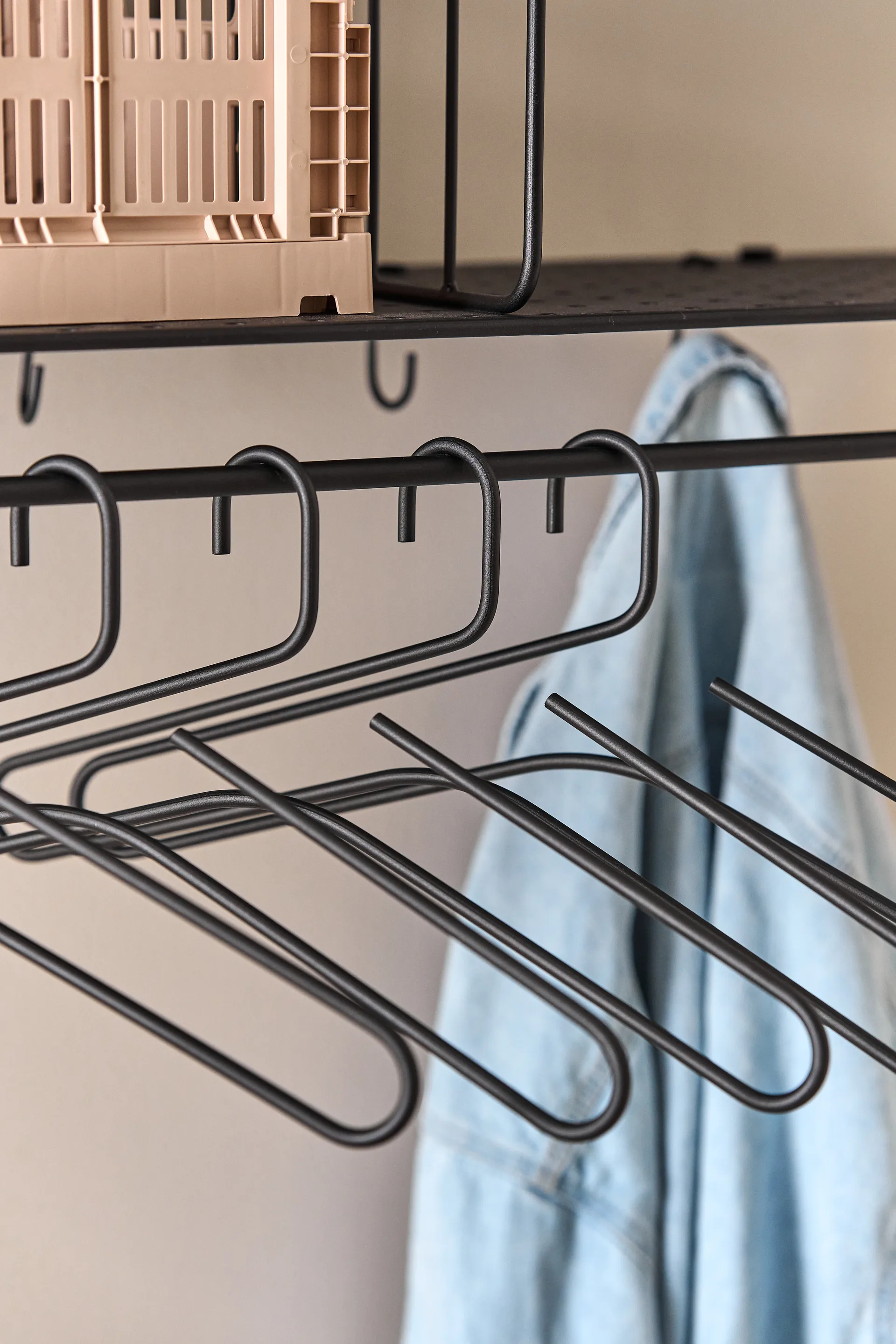 Κρεμάστρα Smooth 5-pack, Black Scandi Living