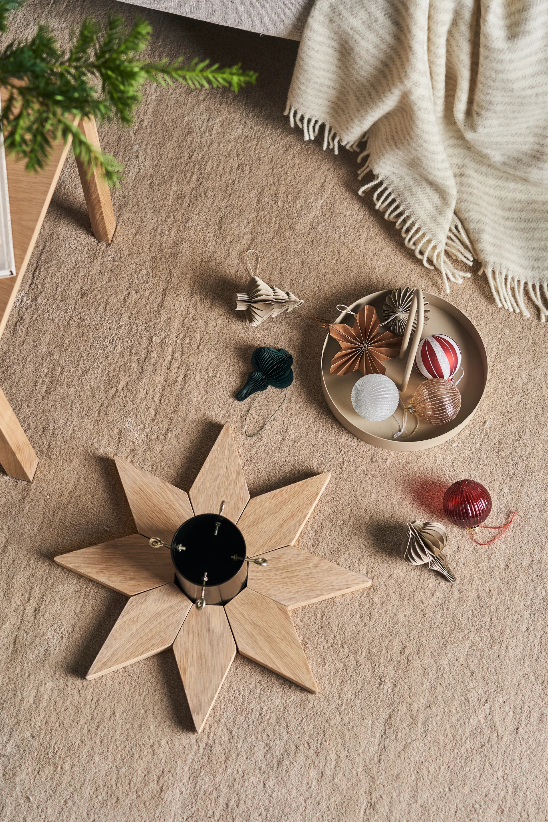 Μπιχλιμπίδια Spira 4-pack, Forest Green Scandi Living