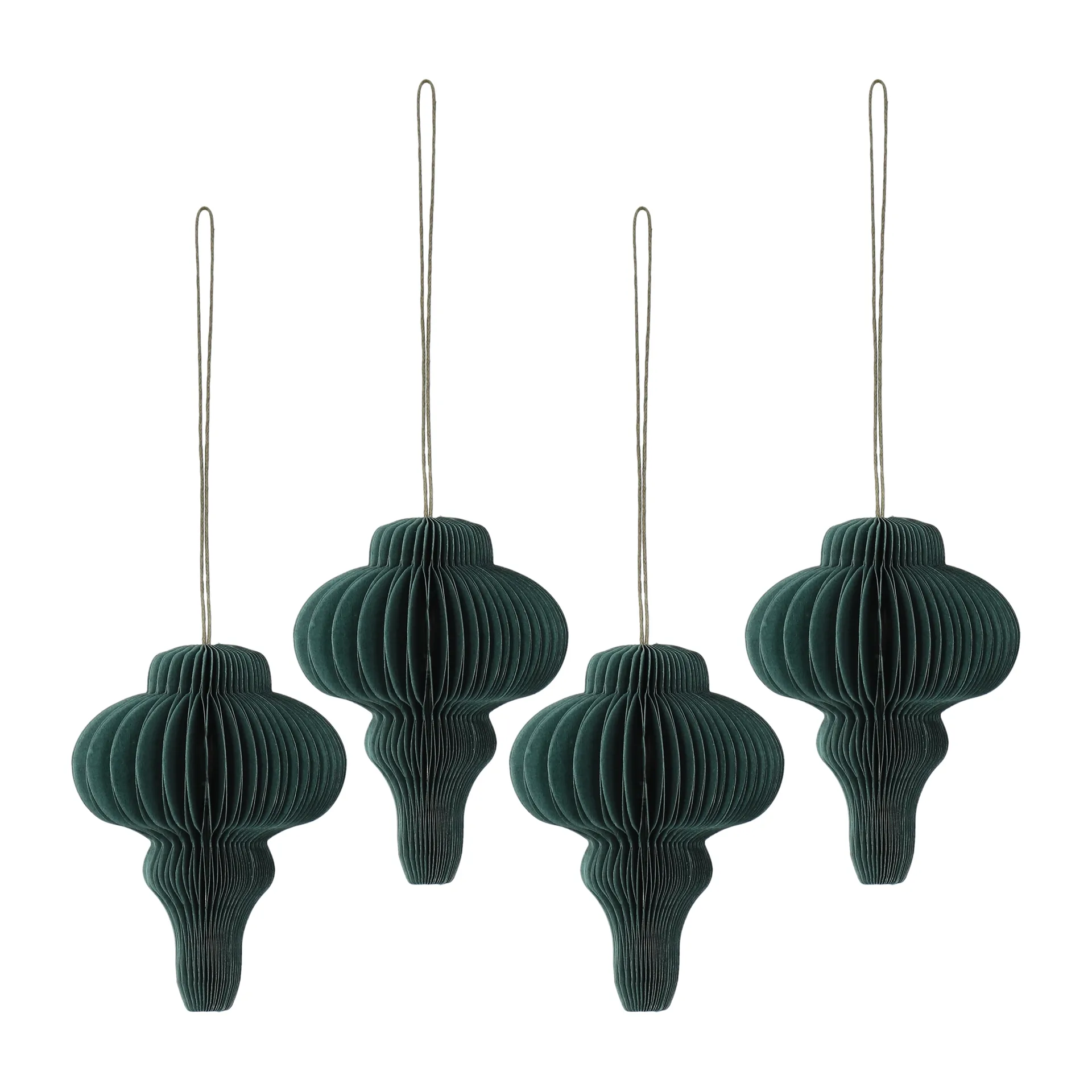 Μπιχλιμπίδια Spira 4-pack, Forest Green Scandi Living