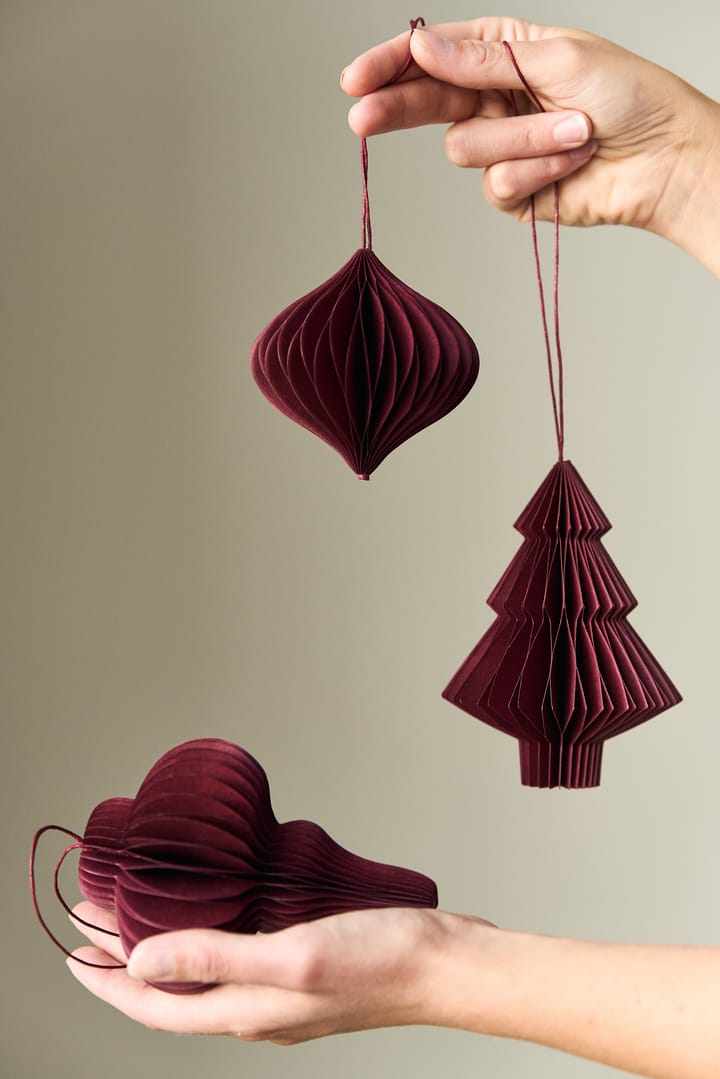 Μπιχλιμπίδια Spira 4-pack, Red Scandi Living