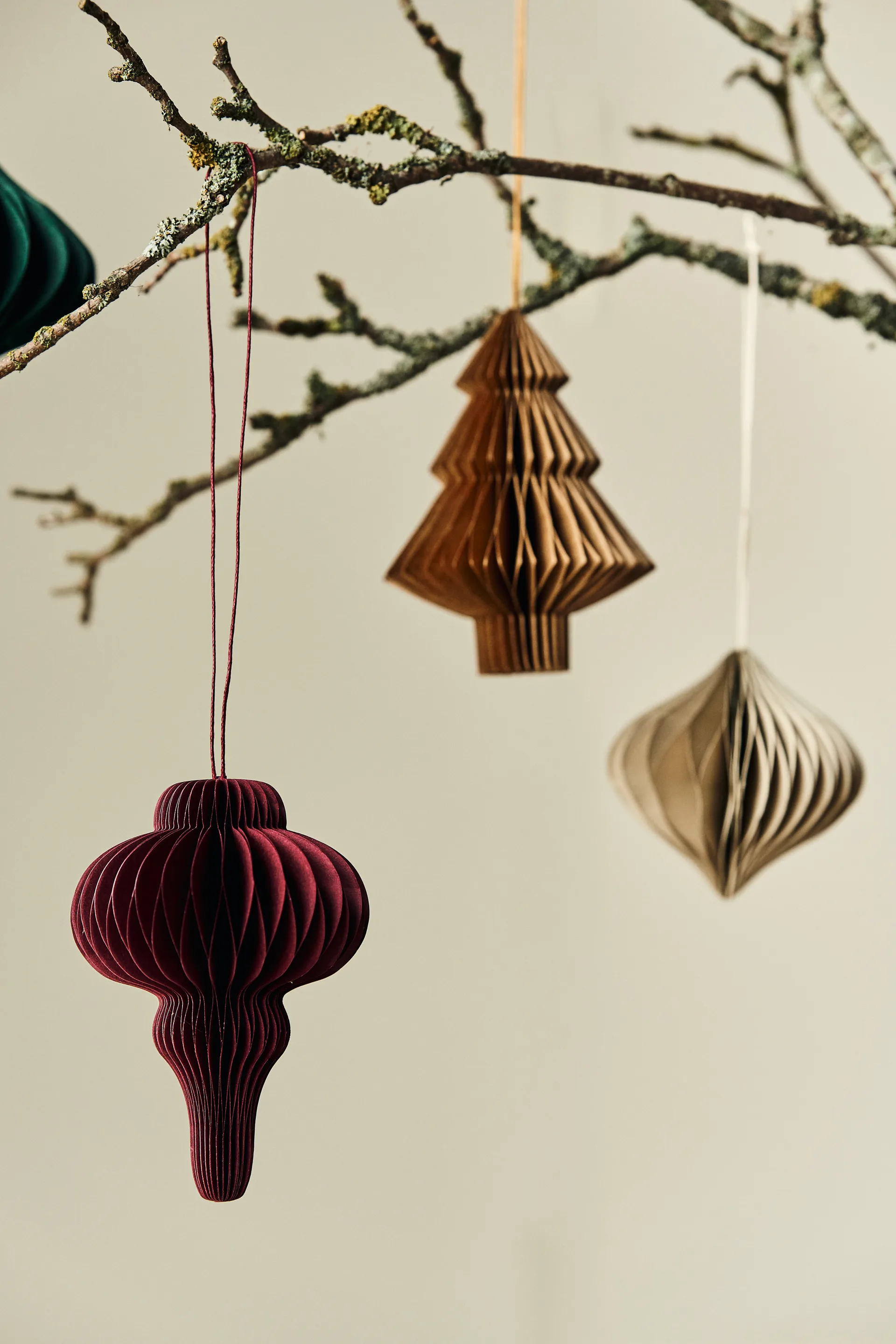 Μπιχλιμπίδια Spira 4-pack, Red Scandi Living