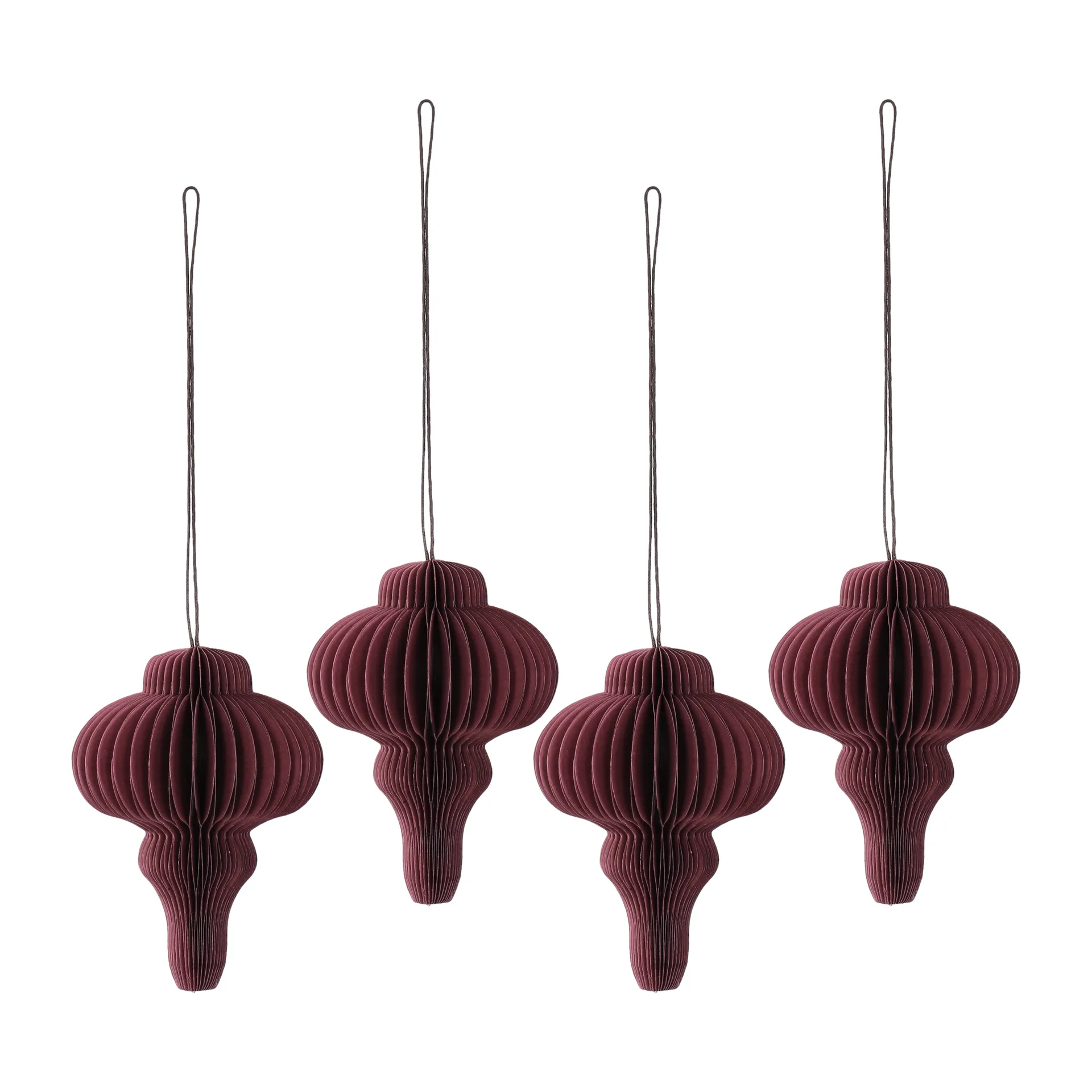 Μπιχλιμπίδια Spira 4-pack, Red Scandi Living