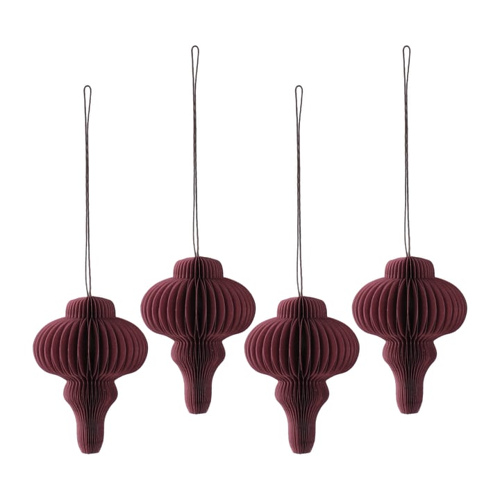 Μπιχλιμπίδια Spira 4-pack - Red - Scandi Living