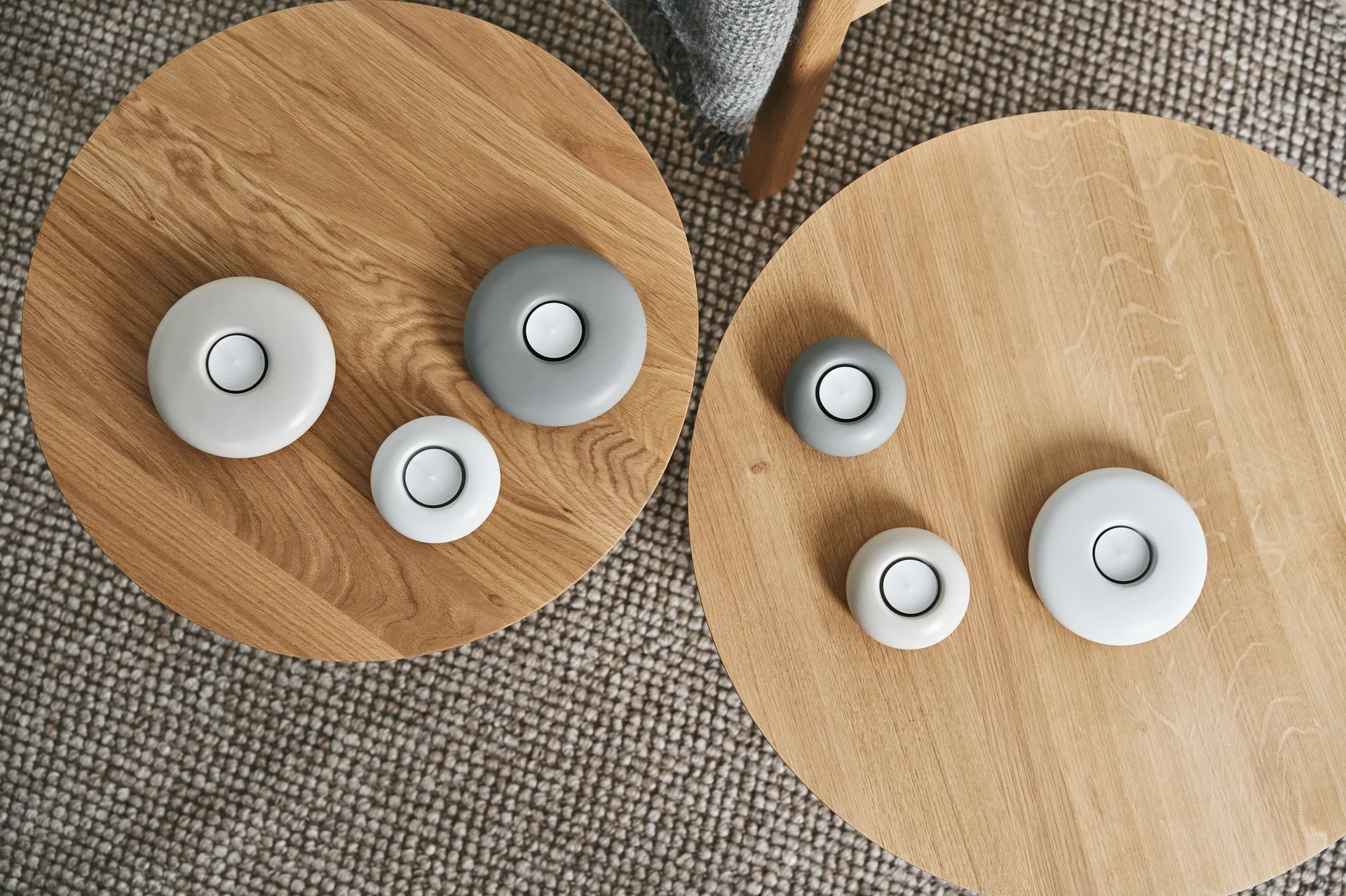 Stone φανάρι Ø13 cm., Μπεζ Scandi Living