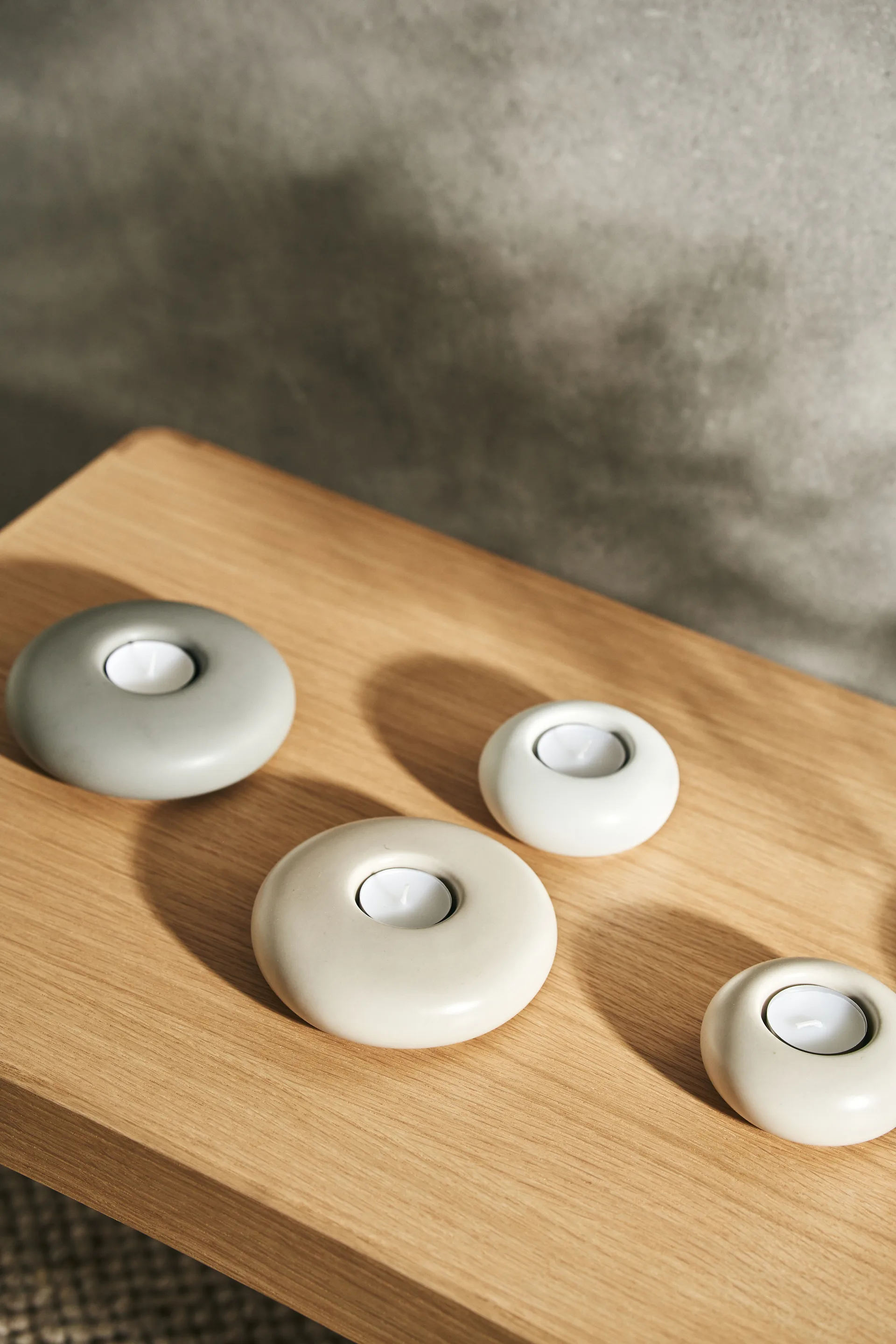 Stone φανάρι Ø13 cm., γκρι Scandi Living