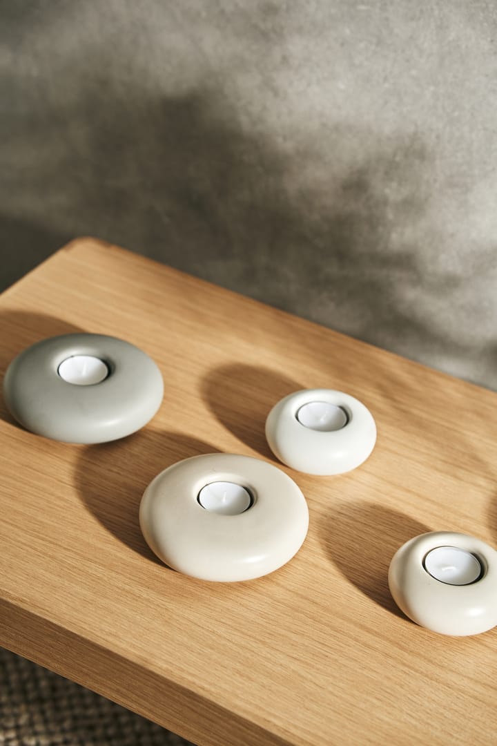 Stone φανάρι Ø9 cm, Λευκό Scandi Living