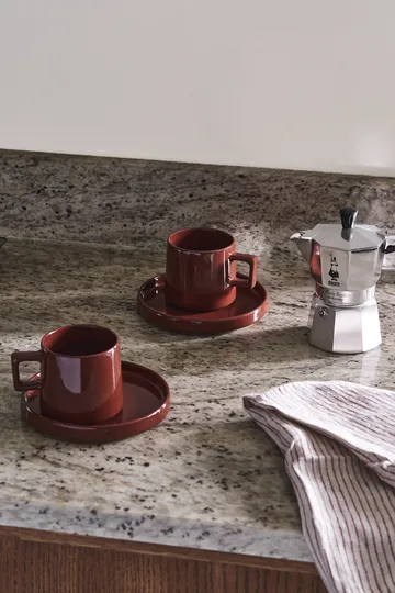 Taper σετ πρωινού 12 τεμάχια - Κόκκινο - Scandi Living