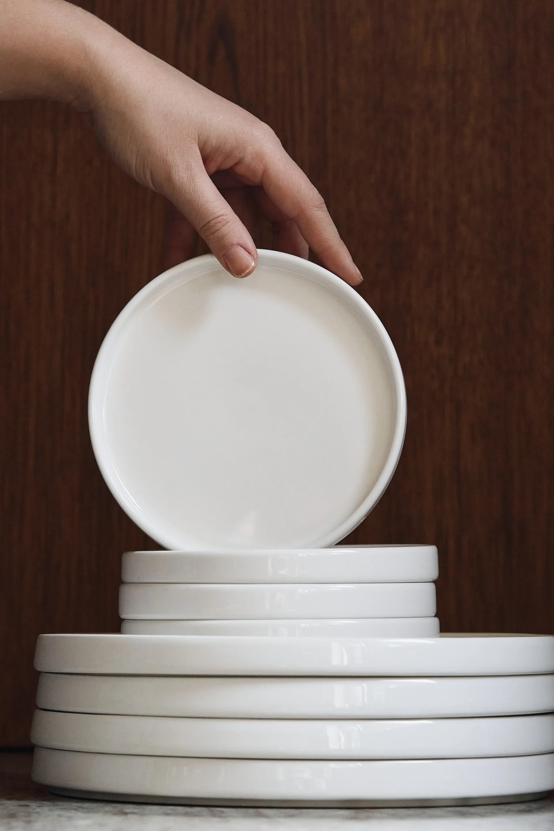 Πιάτο Taper 14 cm, Άσπρο Scandi Living