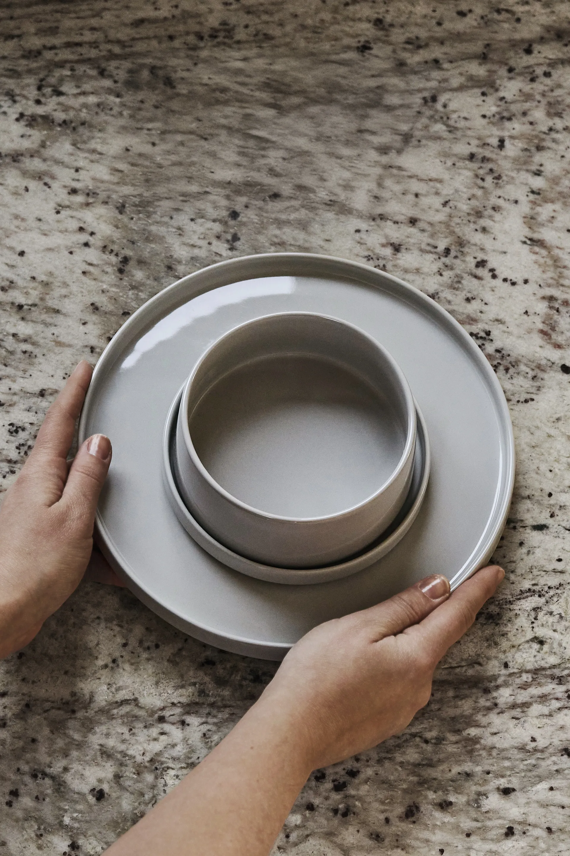 Πιάτο Taper 14 cm, Ανοιχτό γκρι Scandi Living