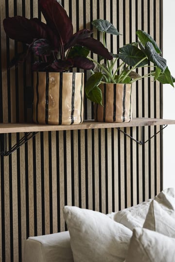 Γλάστρα Thrive Ø16 cm - Μπεζ-μαύρο - Scandi Living