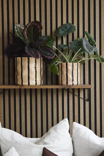 Γλάστρα Thrive Ø16 cm - Μπεζ-μαύρο - Scandi Living