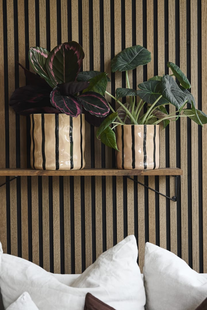 Γλάστρα Thrive Ø16 cm, Μπεζ-μαύρο Scandi Living