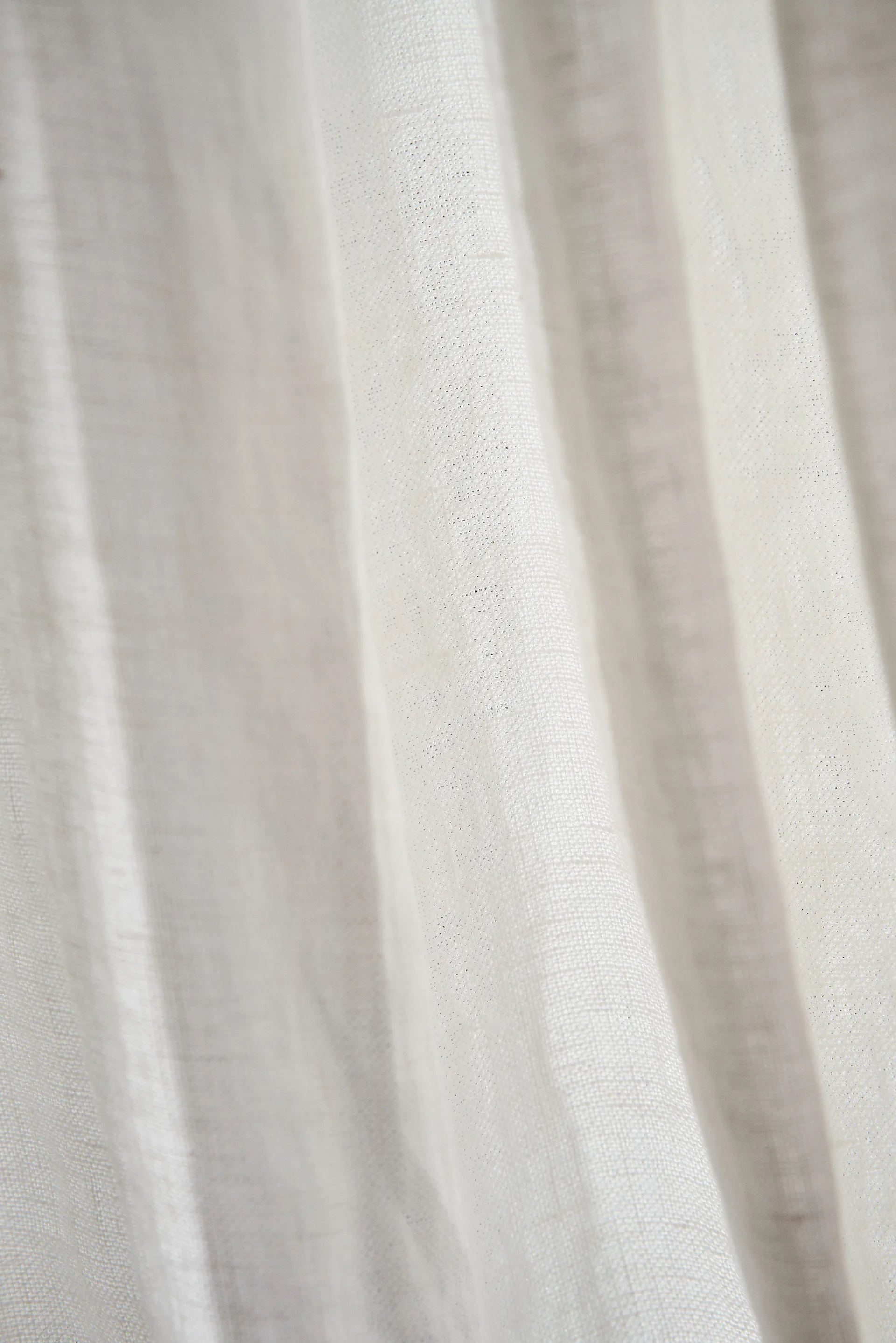 Κουρτίνα, Tranquility, με πολλές λωρίδες 139x250 εκ, Λευκό Scandi Living