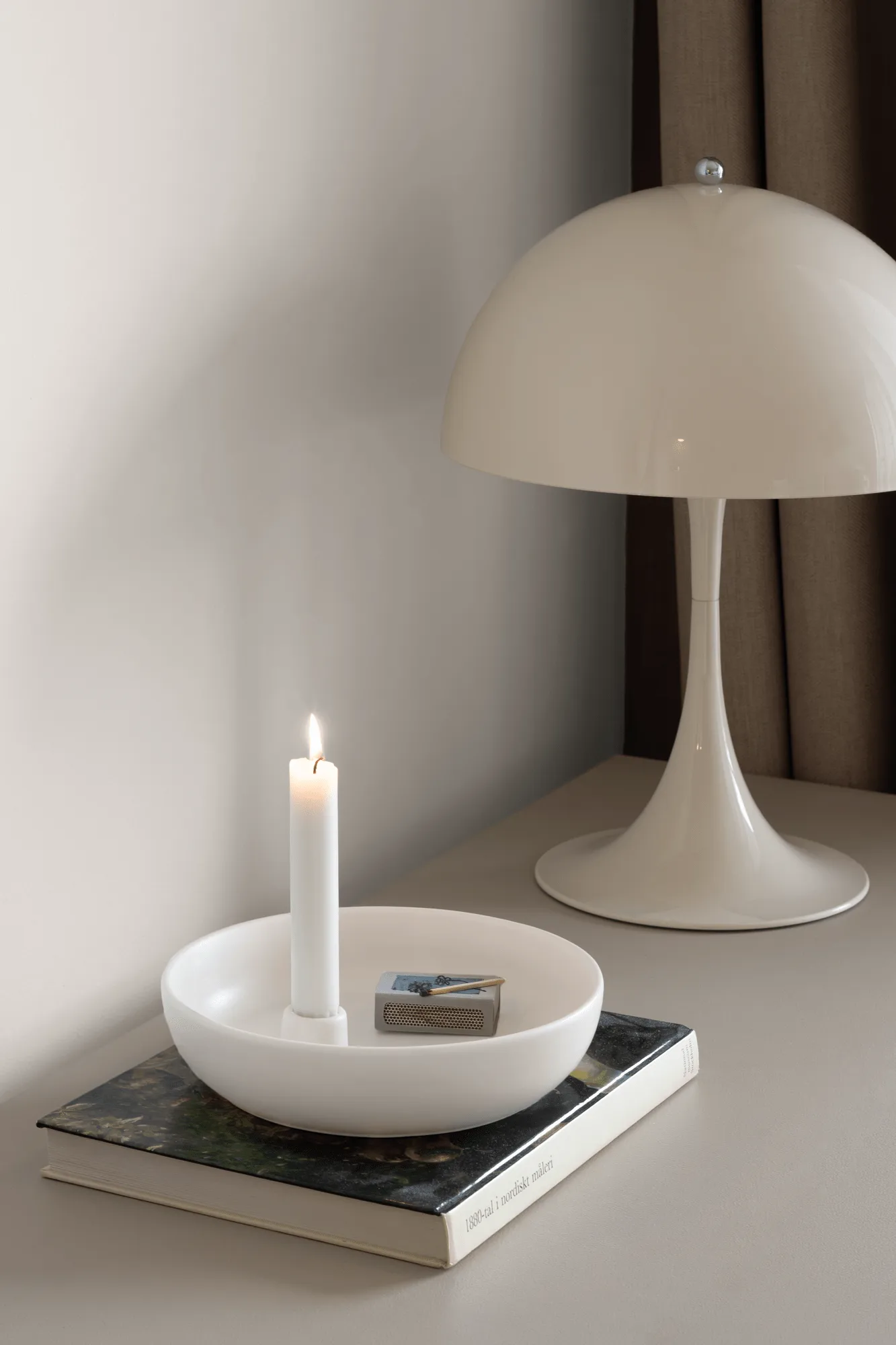 Valley κεριά Ø21 cm, Λευκό Scandi Living