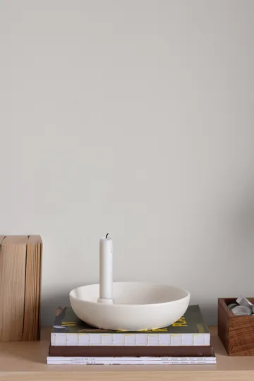 Valley κεριά Ø21 cm - Λευκό - Scandi Living