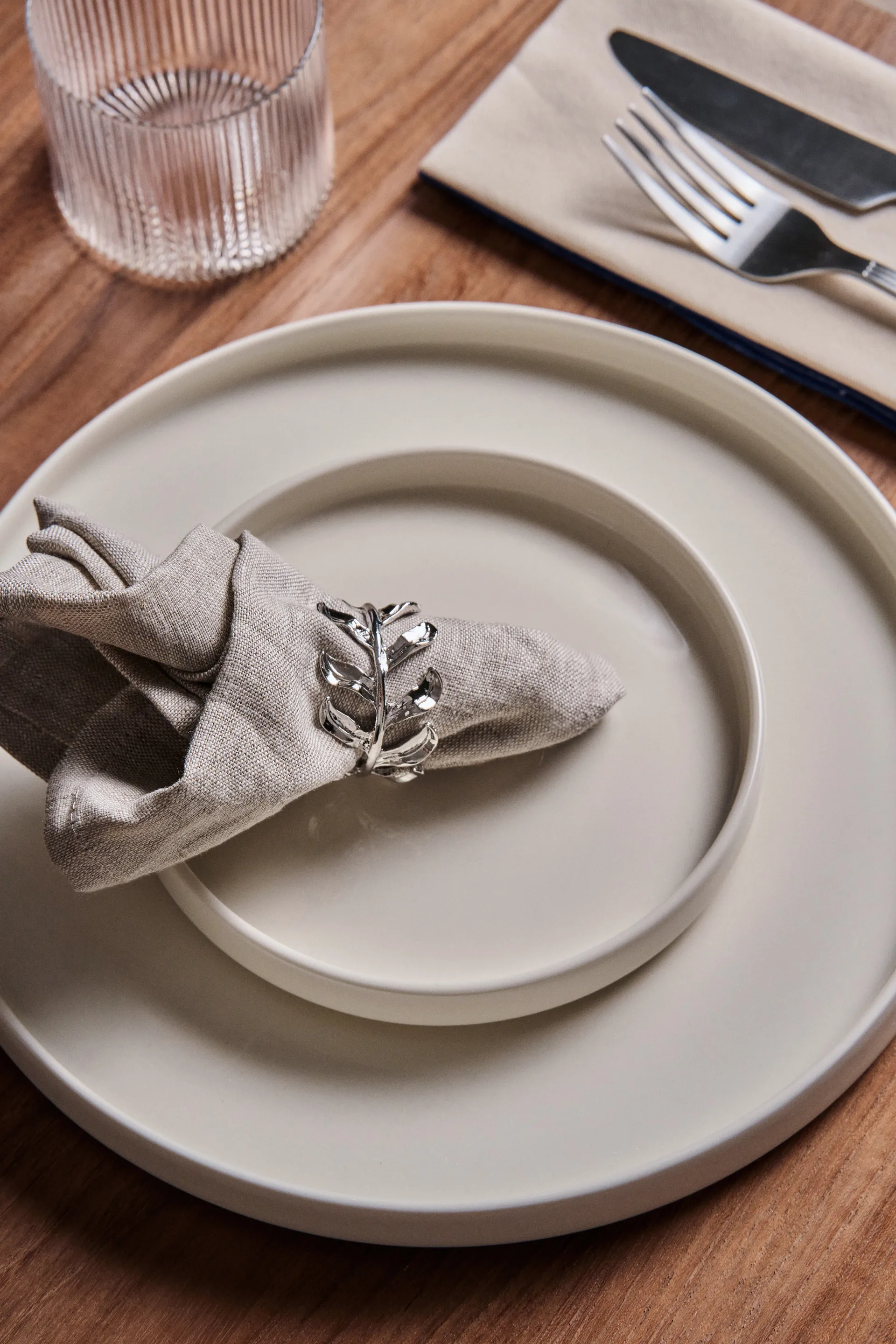 Vine δαχτυλίδι πετσέτας Ø4,7 cm 4-pack, Κράμα ψευδάργυρου Scandi Living