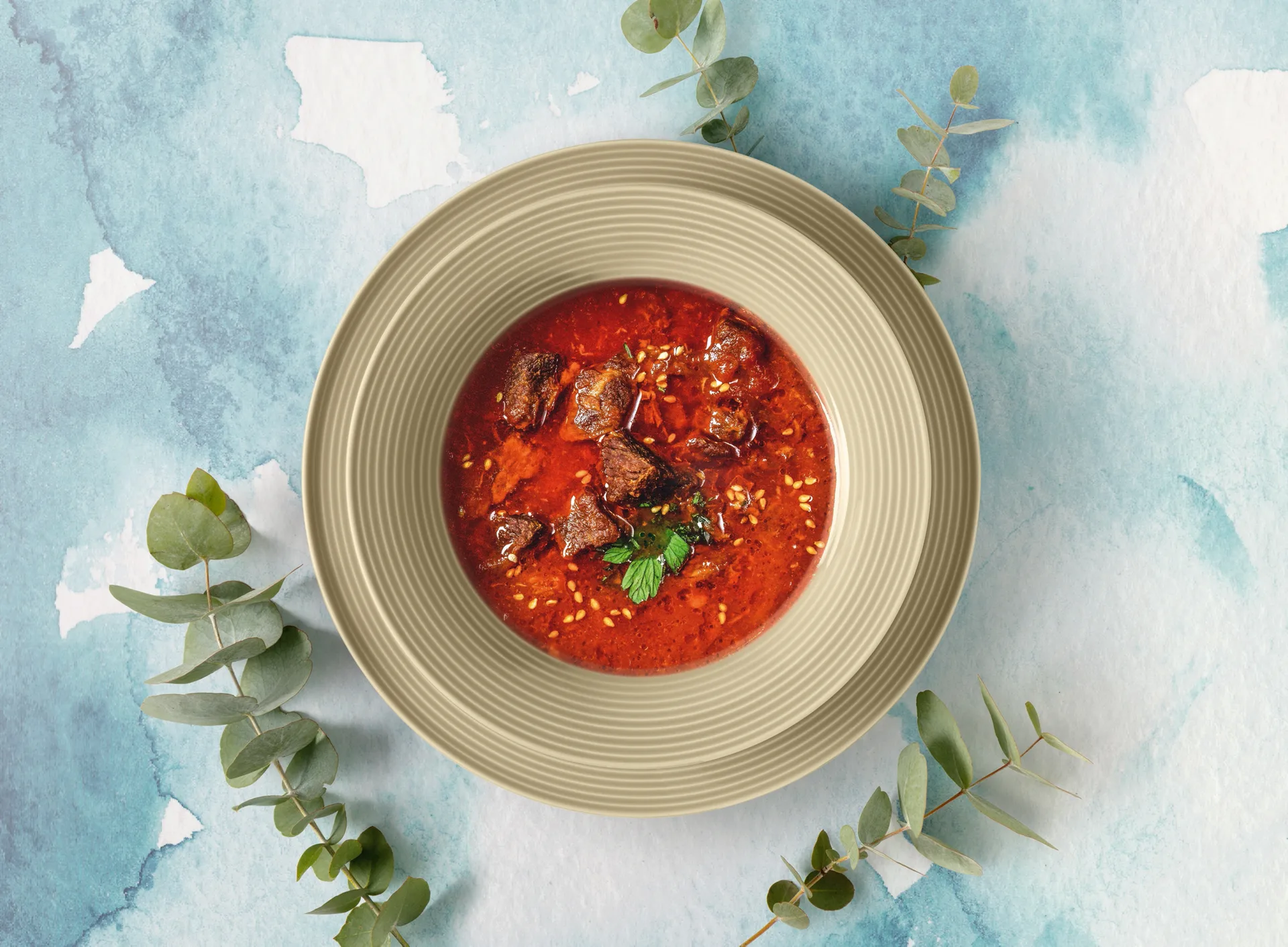 Σετ σερβίτσια Beat 12 τεμαχίων, Sand beige Seltmann Weiden