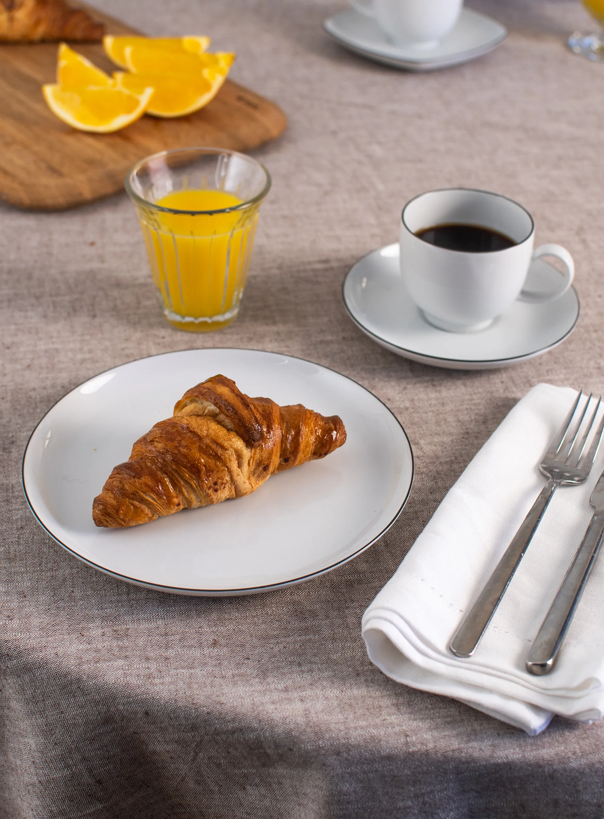 Σερβίτσια καφέ, Lido, με μαύρη γραμμή, 18 τεμάχια, Λευκό με μαύρο στην άκρη Seltmann Weiden