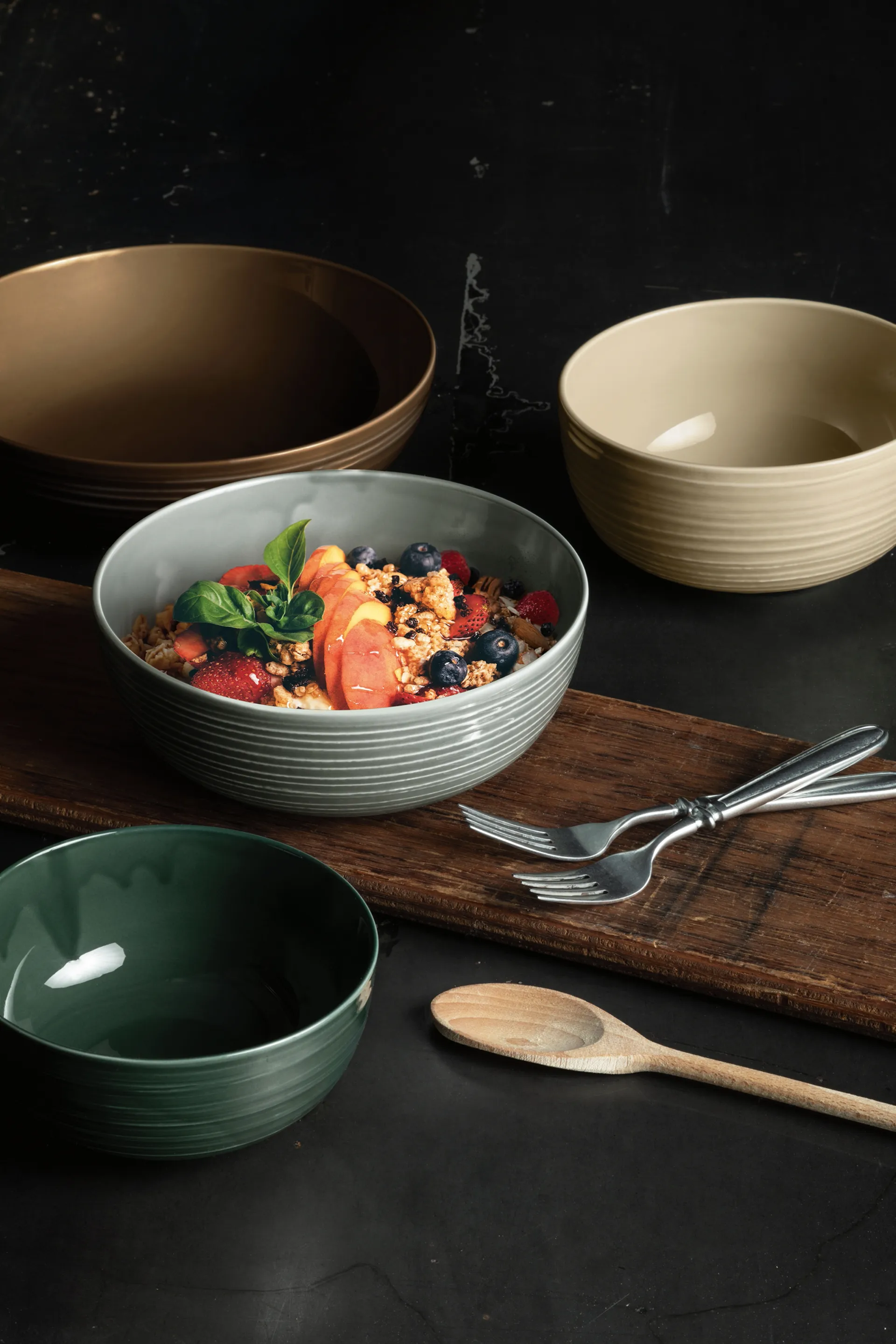 Terra bowl Ø17,7 εκ, συσκευασία 2 τεμαχίων, Sand μπεζ Seltmann Weiden