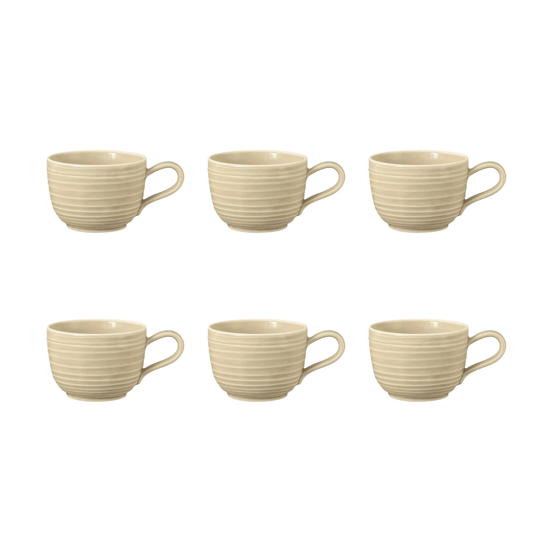 Terra cup 200 ml συσκευασία 6 τεμαχίων, Sand μπεζ Seltmann Weiden