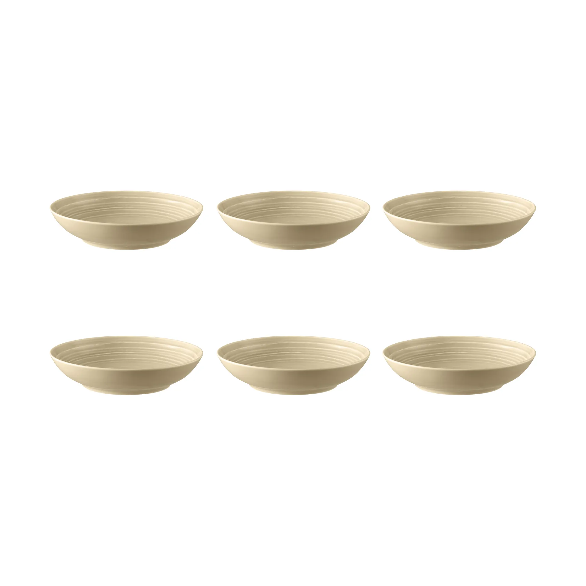 Terra deep plate Ø21,2 εκ συσκευασία 6 τεμαχίων, Sand μπεζ Seltmann Weiden