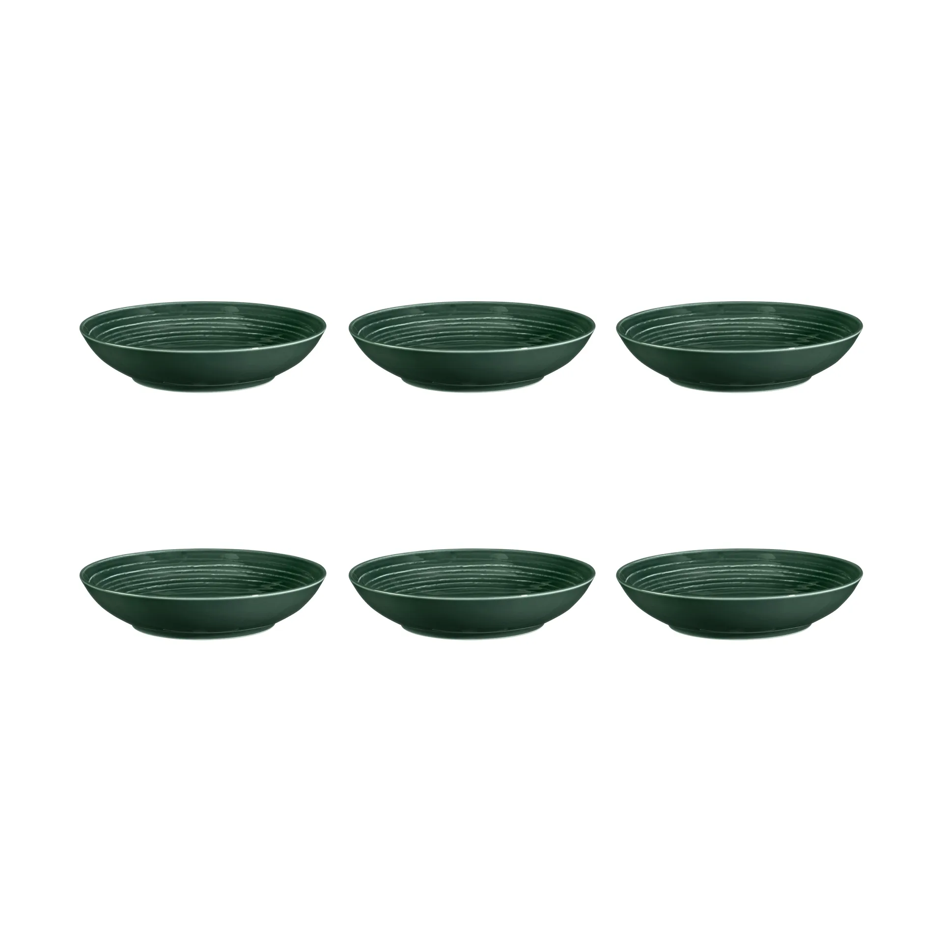 Terra deep plate Ø21,2 εκ συσκευασία 6 τεμαχίων, Πράσινο του βρύου Seltmann Weiden