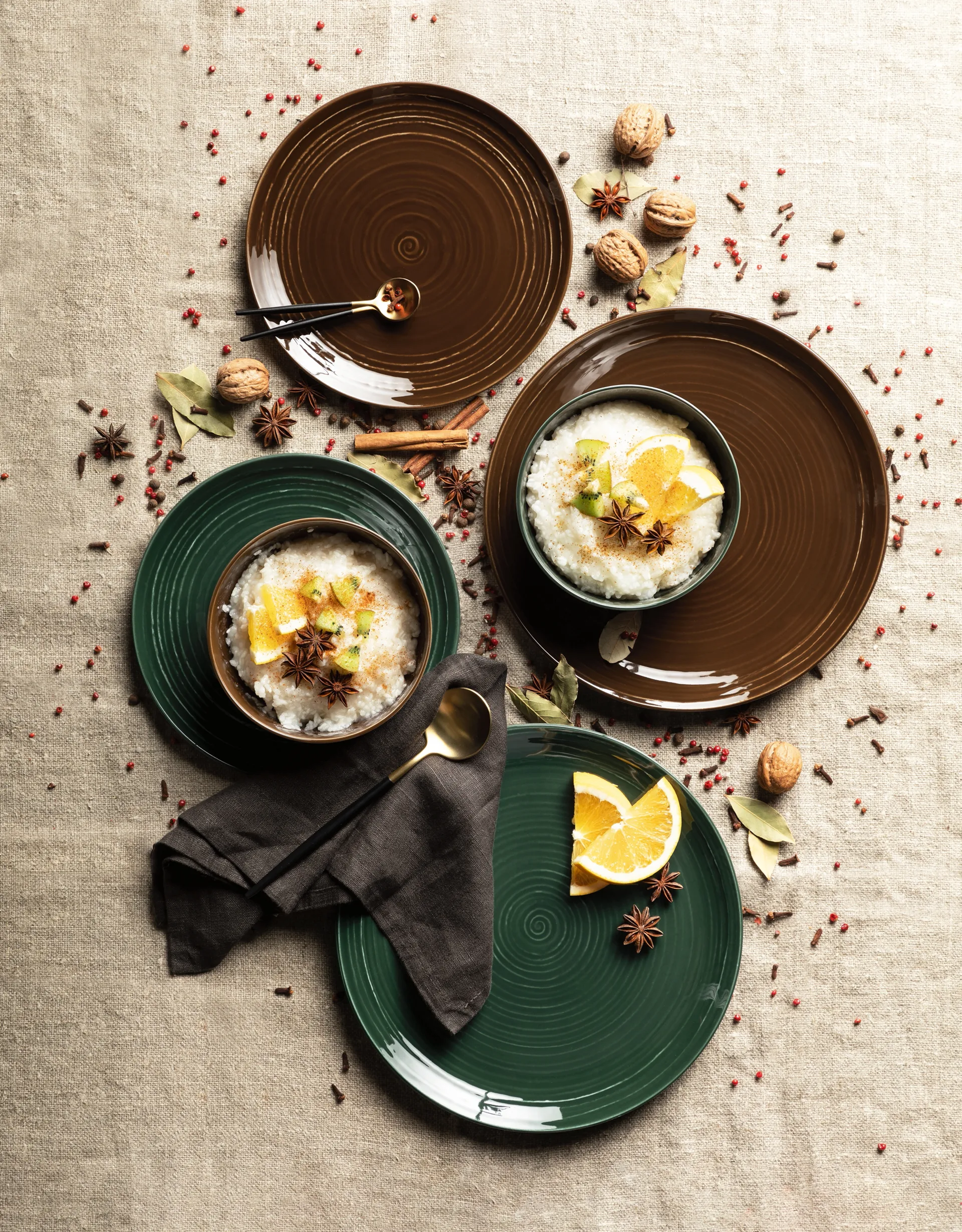 Terra plate Ø27.8 εκ συσκευασία 6 τεμαχίων, Πράσινο του βρύου Seltmann Weiden