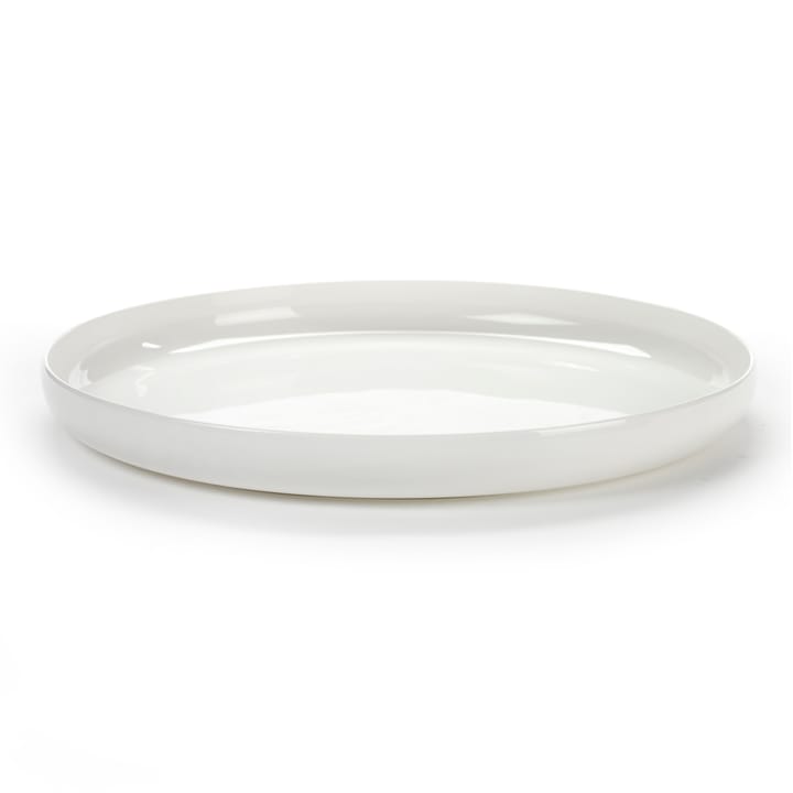 Base πιάτο με ψηλό γείσο λευκό - 28 cm - Serax