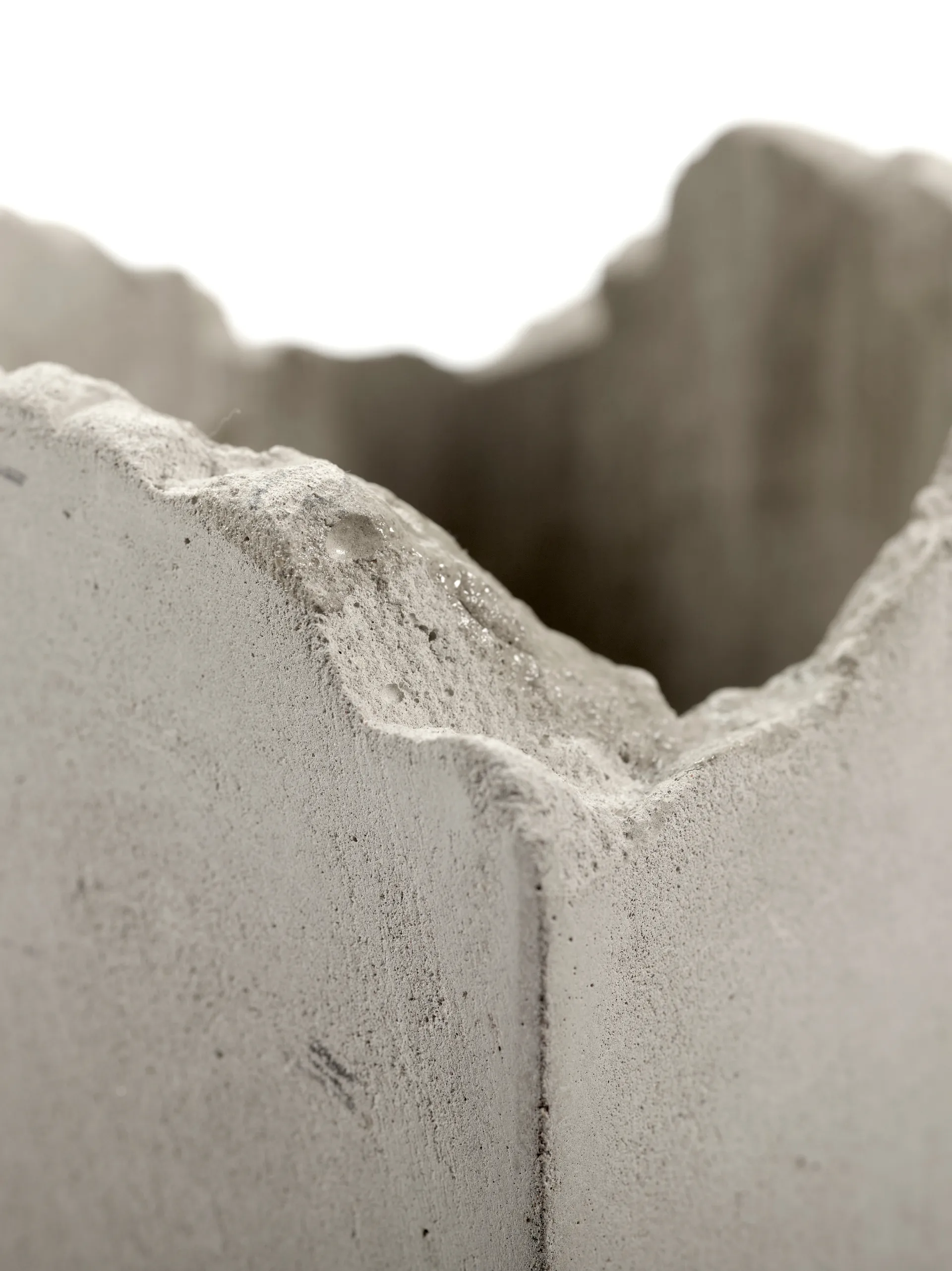 Βάζο Broquaine S 28 εκατοστά, Γκρι Serax