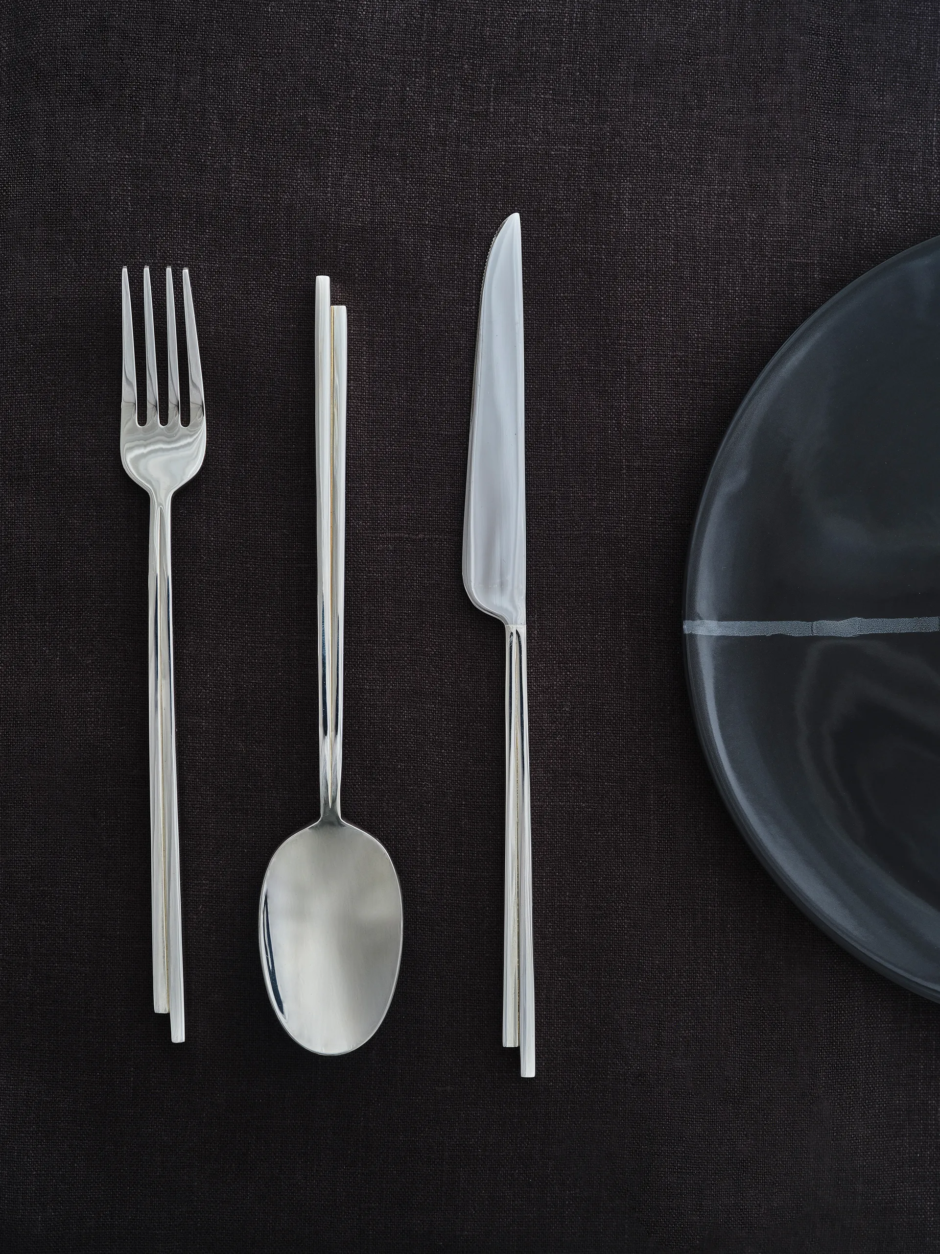 Dune μαχαιροπίρουνα κουτί δώρο με 5 τμχ. gåvoask, Stainless steel Serax