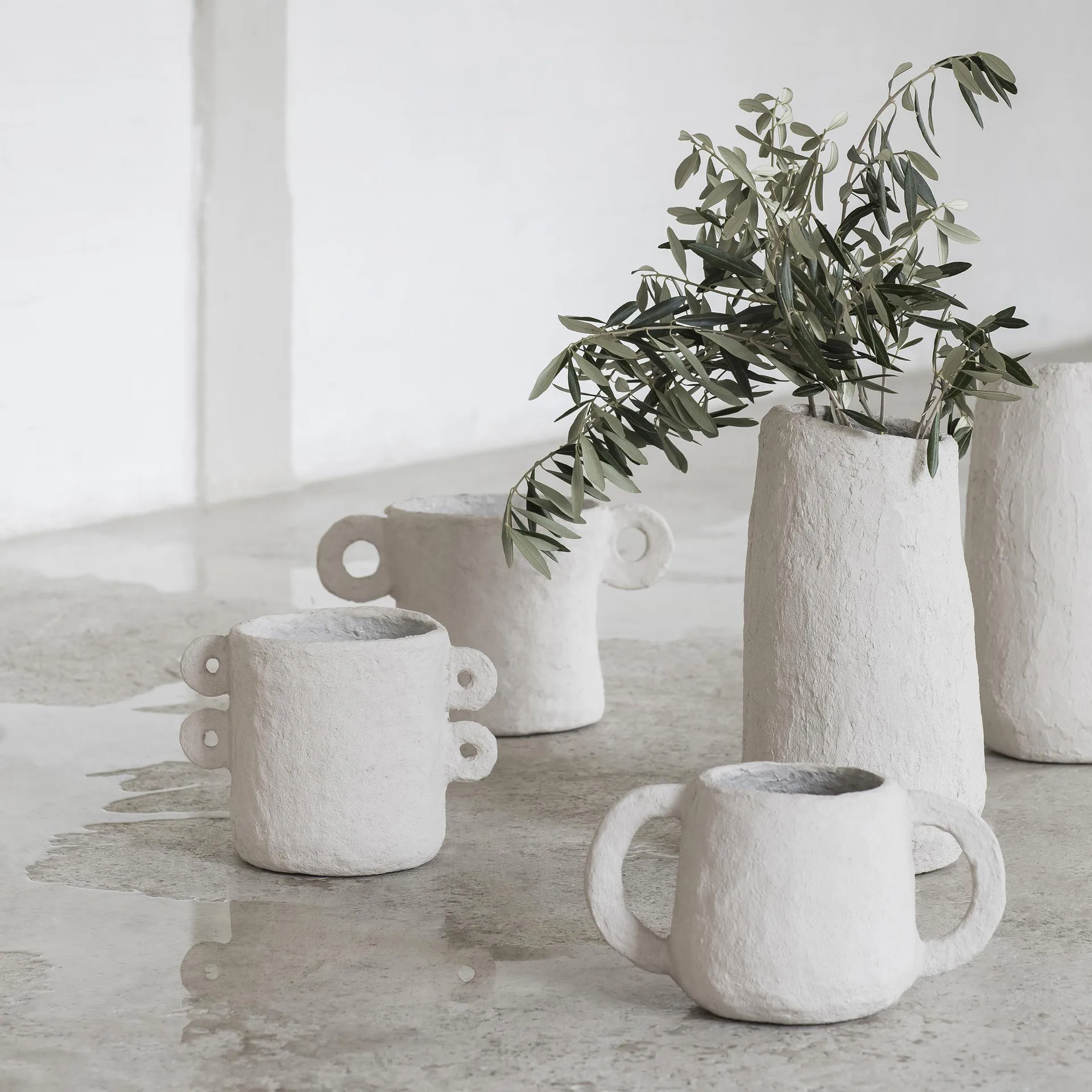 Earth γλάστρα Ø 18 cm, μπεζ Serax