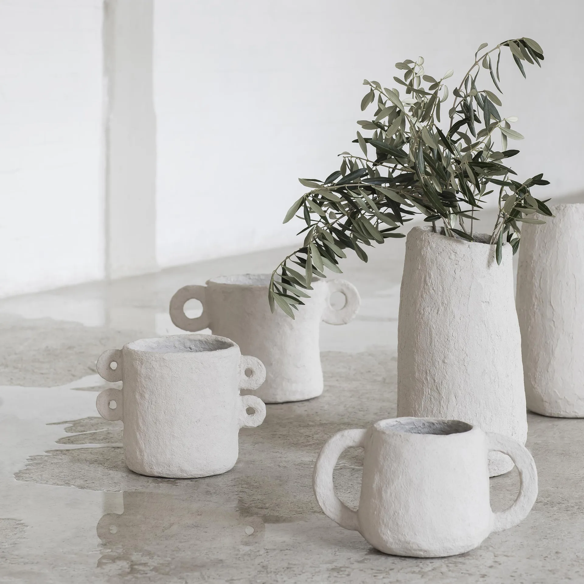 Earth γλάστρα Ø 22 cm, μπεζ Serax