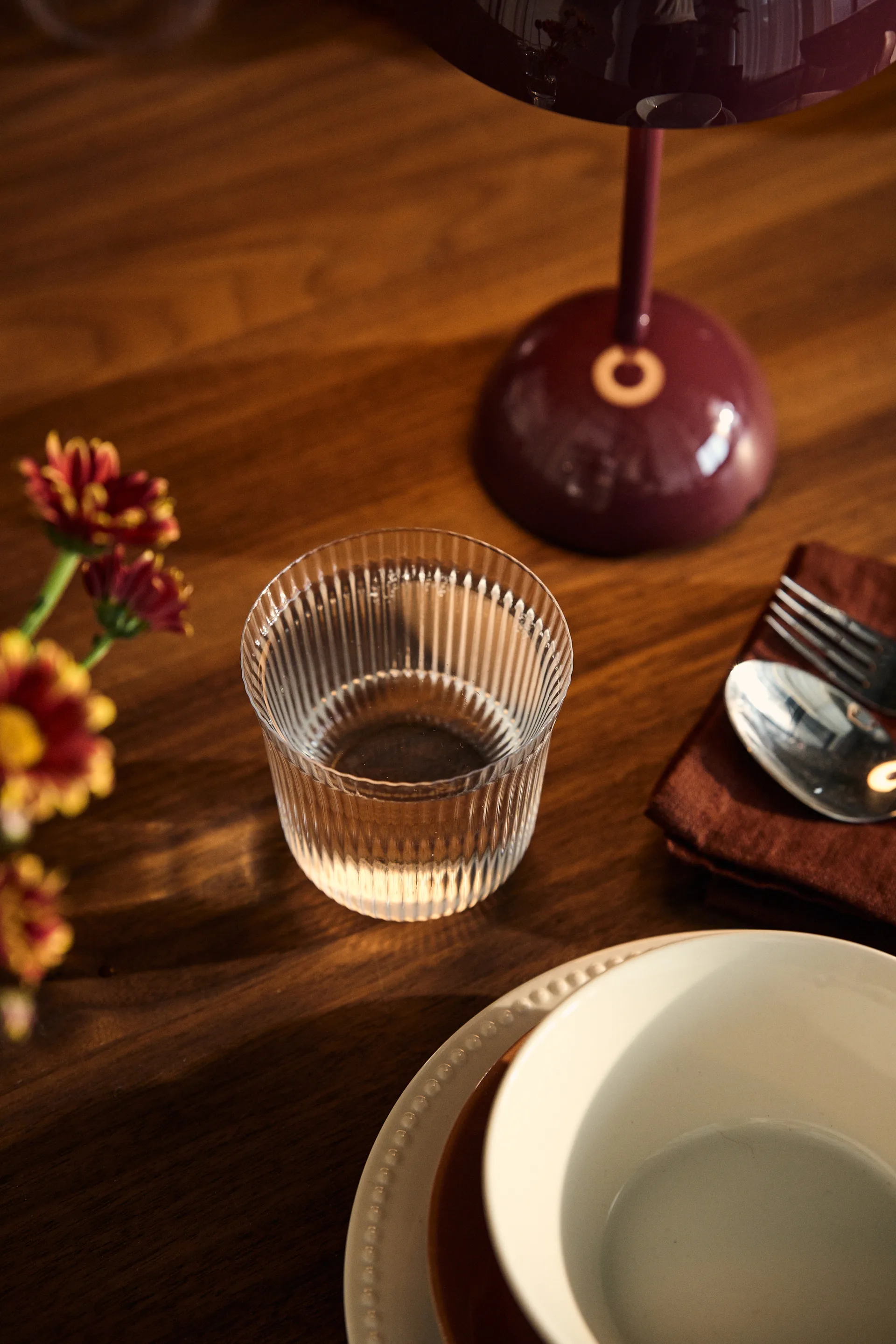 Σωληνωτό ποτήρι, Inku, L 300 ml, Διαφανές Serax