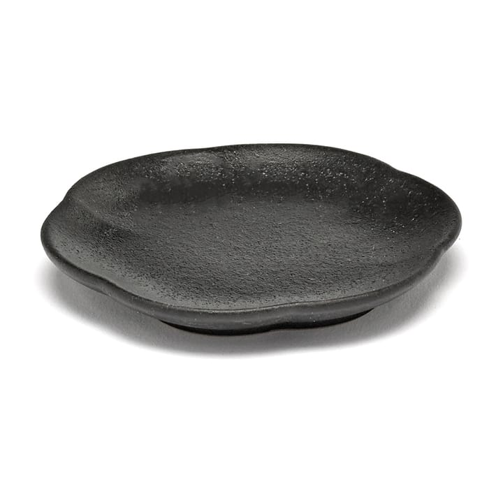 Ραβδωτό πιάτο, Inku, S 8,9 εκ - Μαύρο - Serax