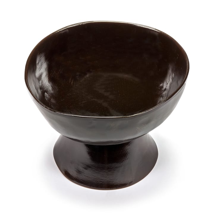 LΜπολ La Mère σε βάση L Ø20,5 cm, Dark brown Serax