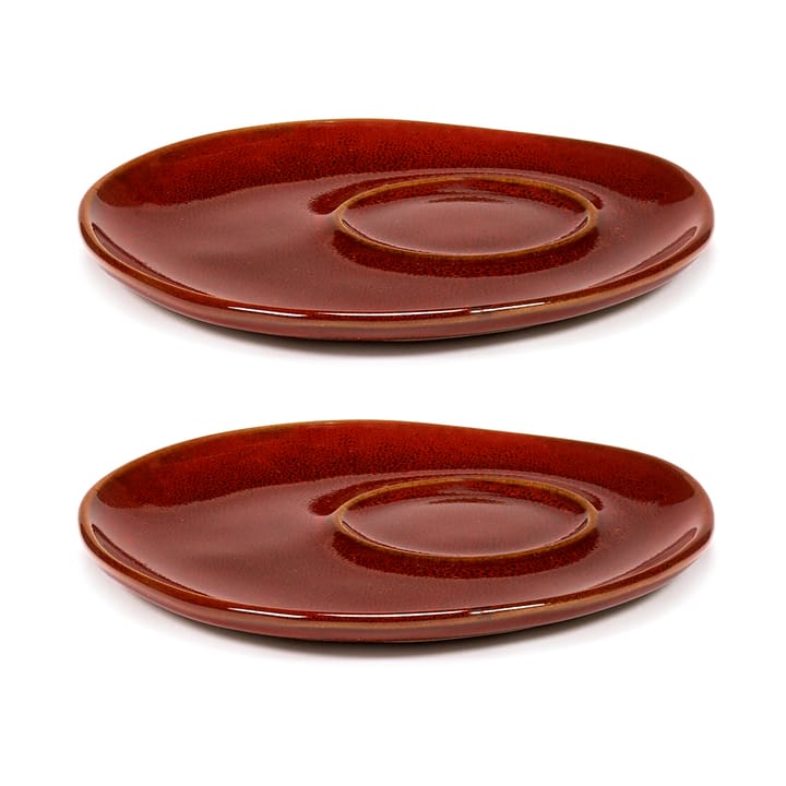 Πιατάκι La Mère για φλιτζάνι espresso Ø11 cm 2 τεμ. - Venetian red - Serax