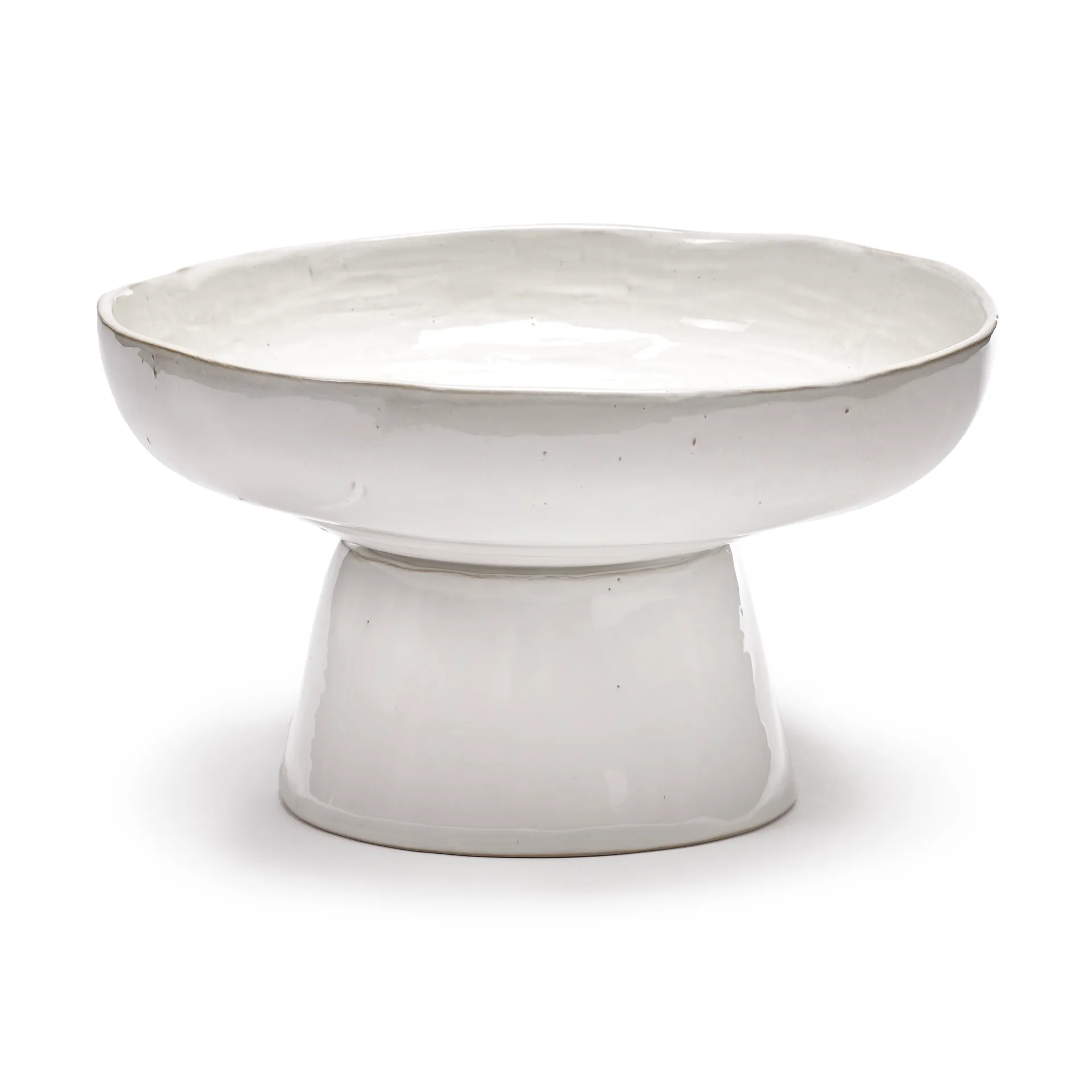 Πιάτο σερβιρίσματος La Mère σε βάση, Off white Serax