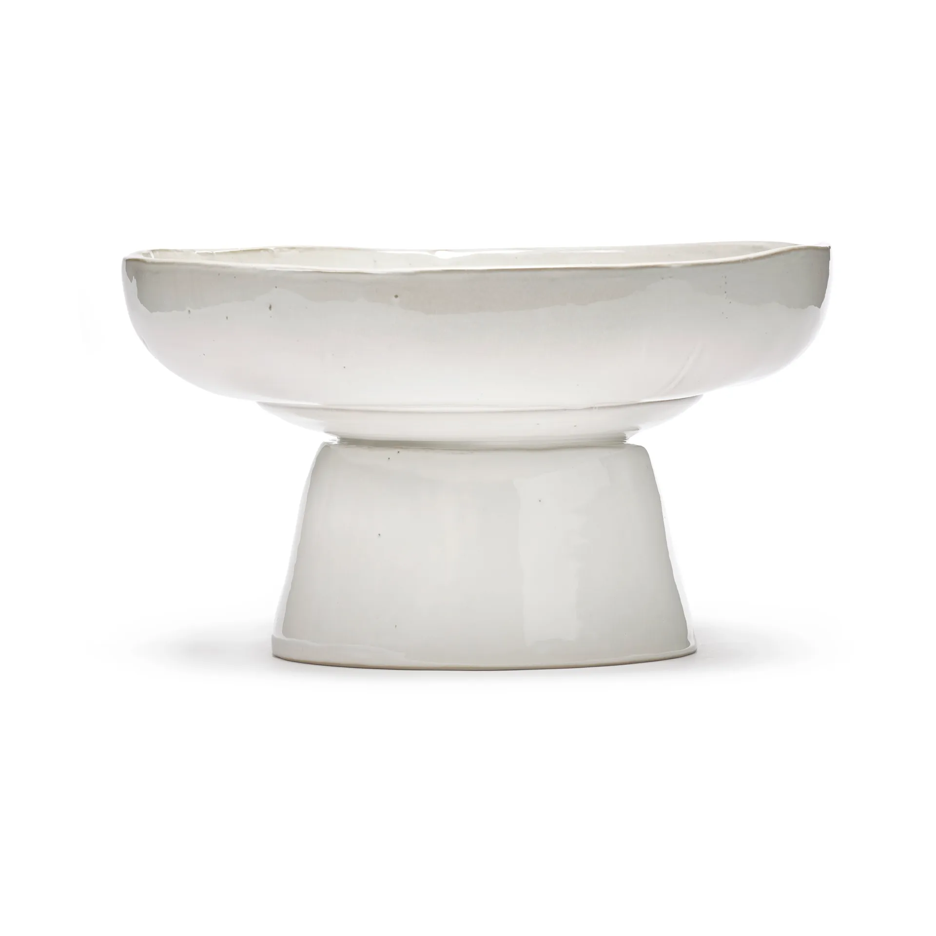 Πιάτο σερβιρίσματος La Mère σε βάση, Off white Serax